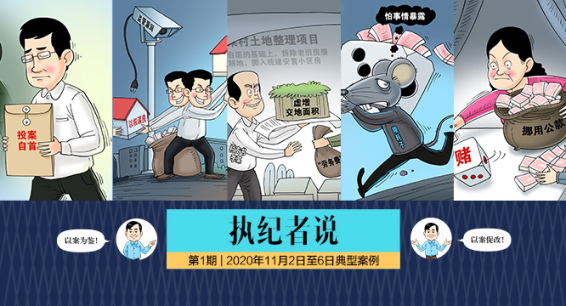 执纪者说 | 第一期 2020年11月2日至6日典型案例